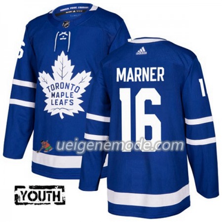 Kinder Eishockey Toronto Maple Leafs Trikot Mitchell Marner 16 Adidas 2017-2018 Blau Authentic